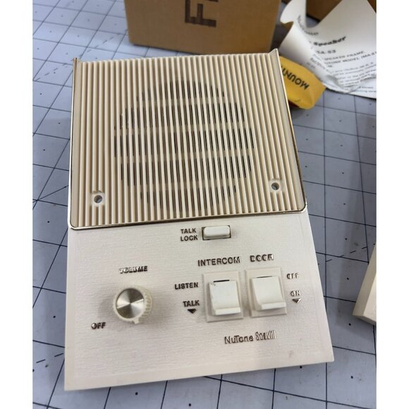 Vintage NuTone ISA-53 Inside Speaker Intercom System Lot Of 3 NOS Beige Scoville - Picture 4 of 10
